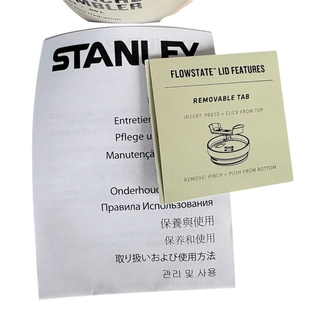 Stanley Quencher H2.0 FlowState 30oz Tumbler Rose Quartz 2.0 NWT - Picture 8 of 8